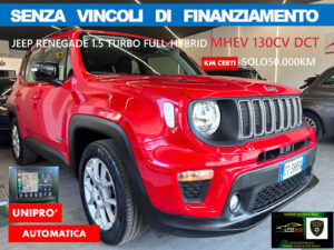 Jeep Renegade 1.5 T4 MHEV 130CV*NO VINCOLI FINANZ*Limited DDCT AZIENDALE